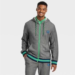 Houston white zip up hoodie nwt